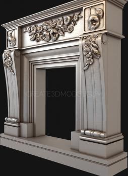 Fireplaces (KM_0044) 3D model for CNC machine