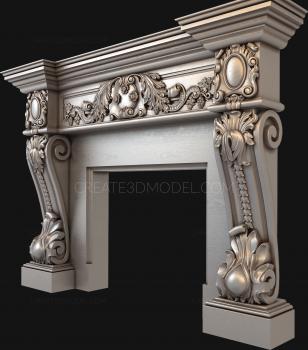 Fireplaces (KM_0052) 3D model for CNC machine