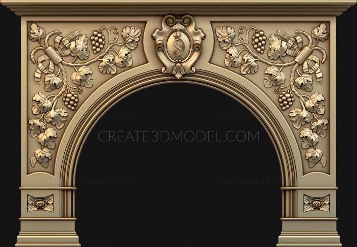 Fireplaces (KM_0061) 3D model for CNC machine