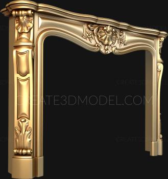Fireplaces (KM_0100) 3D model for CNC machine