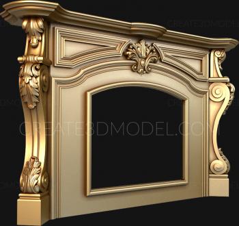 Fireplaces (KM_0111) 3D model for CNC machine