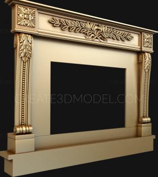 Fireplaces (KM_0116) 3D model for CNC machine