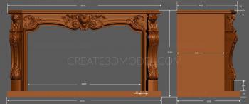 Fireplaces (KM_0117) 3D model for CNC machine