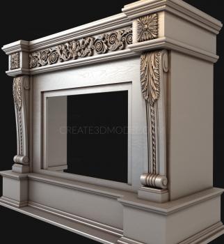 Fireplaces (KM_0119) 3D model for CNC machine