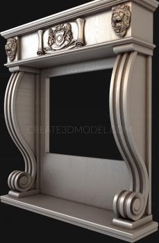 Fireplaces (KM_0120) 3D model for CNC machine