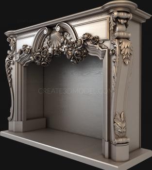 Fireplaces (KM_0127) 3D model for CNC machine