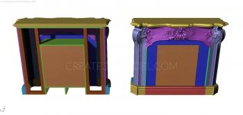 Fireplaces (KM_0135) 3D model for CNC machine