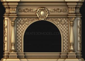 Fireplaces (KM_0137) 3D model for CNC machine