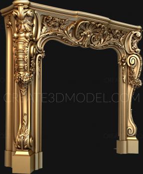 Fireplaces (KM_0147) 3D model for CNC machine