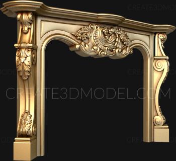 Fireplaces (KM_0151) 3D model for CNC machine
