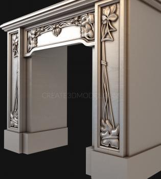 Fireplaces (KM_0212) 3D model for CNC machine