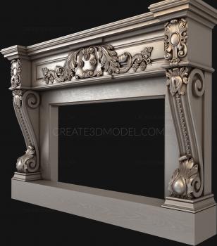 Fireplaces (KM_0223) 3D model for CNC machine