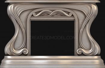 Fireplaces (KM_0228) 3D model for CNC machine