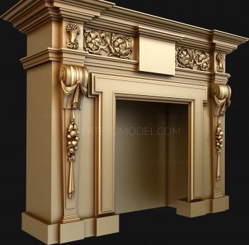 Fireplaces (KM_0229) 3D model for CNC machine