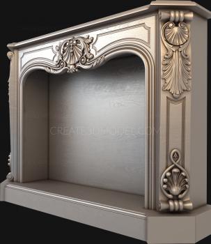 Fireplaces (KM_0233) 3D model for CNC machine