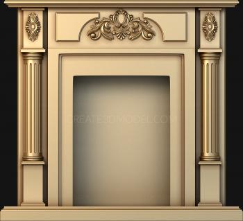 Fireplaces (KM_0235) 3D model for CNC machine