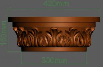 Chapiters (KP_0413) 3D model for CNC machine