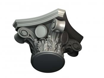 Chapiters (KP_0499) 3D model for CNC machine