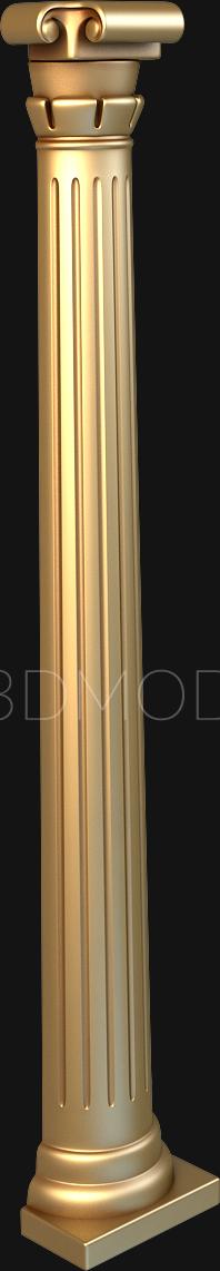 Columns (KL_0012) 3D model for CNC machine