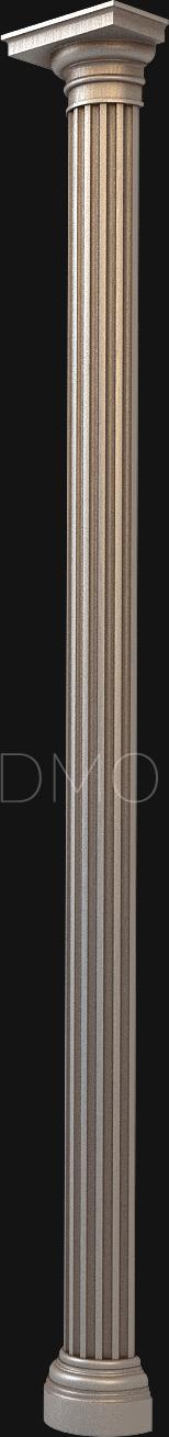 Columns (KL_0015-9) 3D model for CNC machine