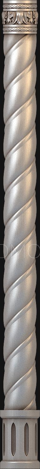 Columns (KL_0024) 3D model for CNC machine