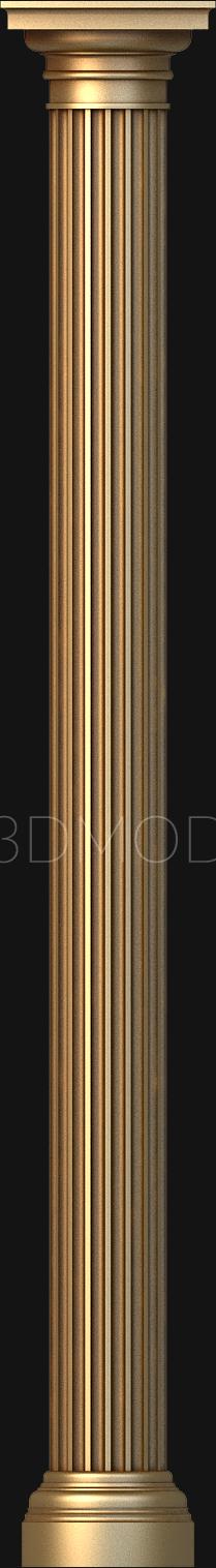 Columns (KL_0025-9) 3D model for CNC machine
