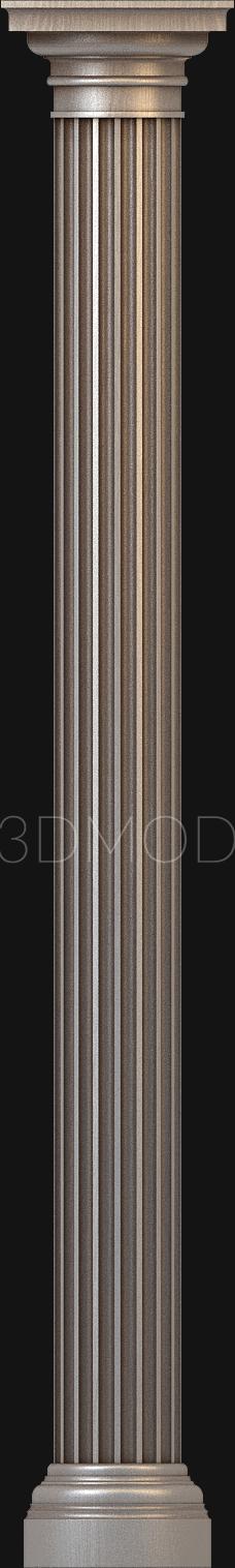 Columns (KL_0027-9) 3D model for CNC machine