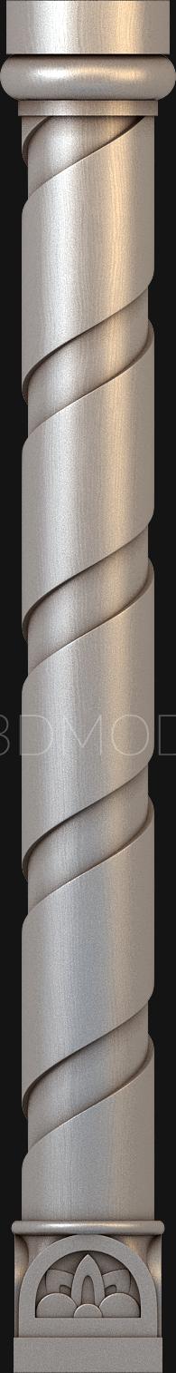 Columns (KL_0028) 3D model for CNC machine