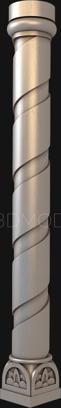 Columns (KL_0028) 3D model for CNC machine