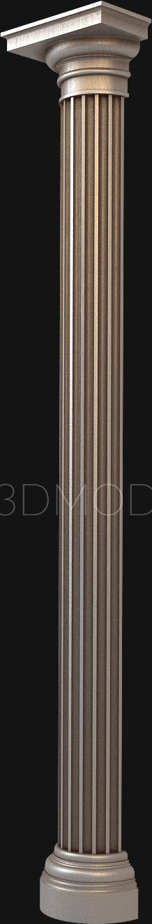 Columns (KL_0029-9) 3D model for CNC machine