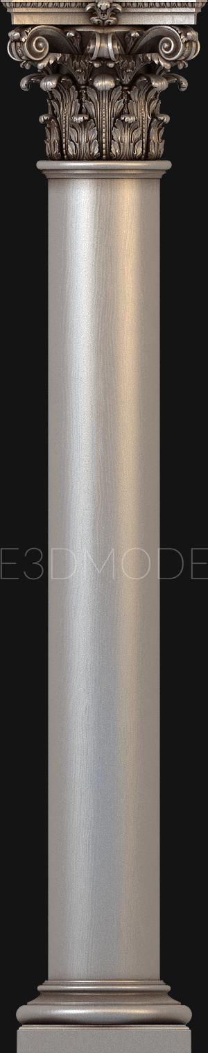 Columns (KL_0035-9) 3D model for CNC machine