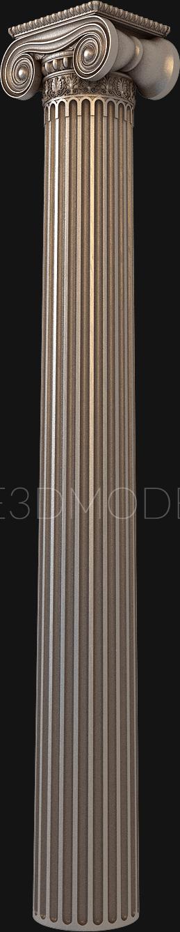 Columns (KL_0038) 3D model for CNC machine