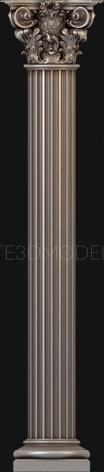 Columns (KL_0041-9) 3D model for CNC machine