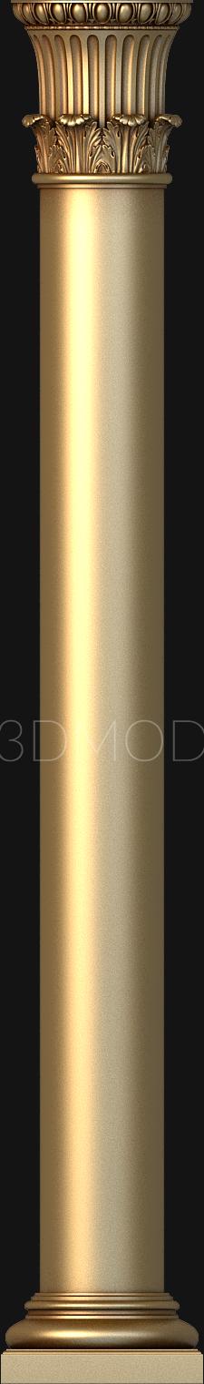 Columns (KL_0043-9) 3D model for CNC machine