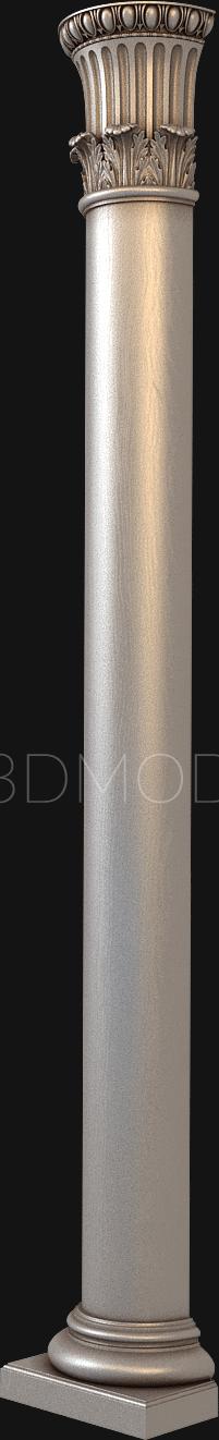 Columns (KL_0043-9) 3D model for CNC machine