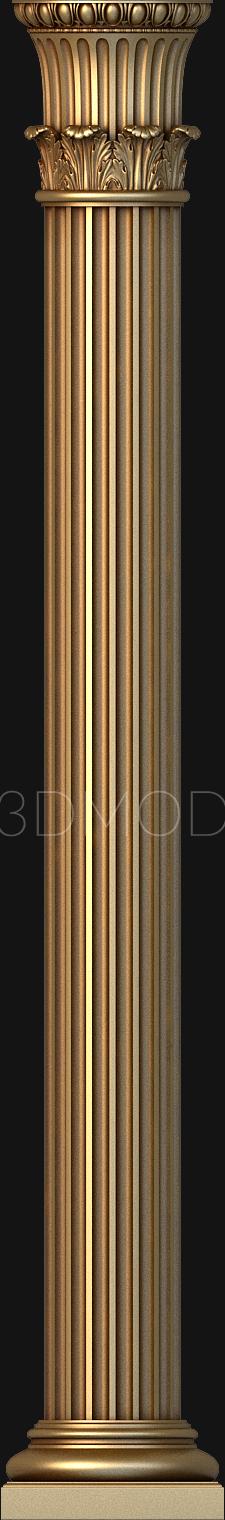 Columns (KL_0045-9) 3D model for CNC machine