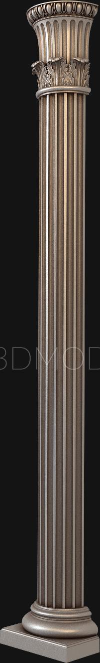 Columns (KL_0045-9) 3D model for CNC machine