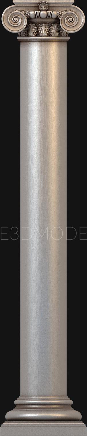 Columns (KL_0047-9) 3D model for CNC machine