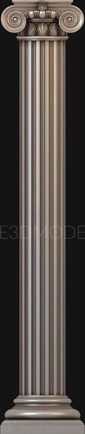 Columns (KL_0049-9) 3D model for CNC machine
