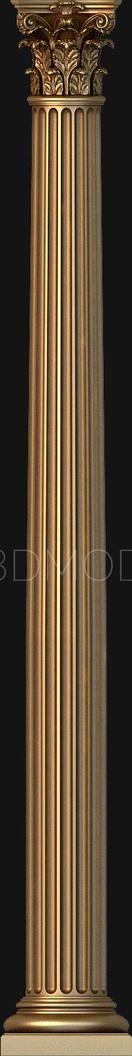 Columns (KL_0053-9) 3D model for CNC machine