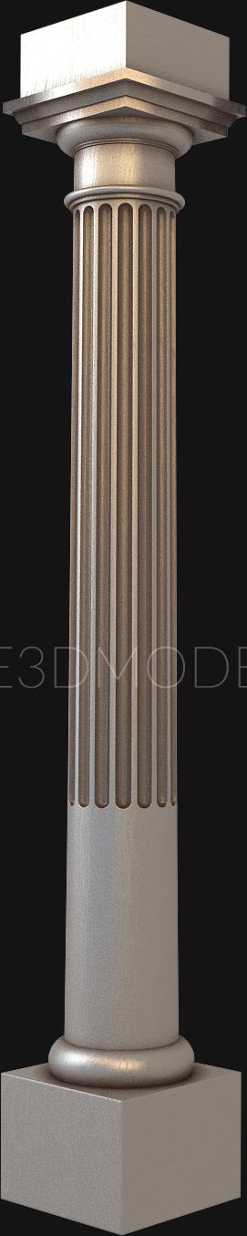 Columns (KL_0060) 3D model for CNC machine