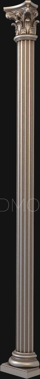 Columns (KL_0065-9) 3D model for CNC machine