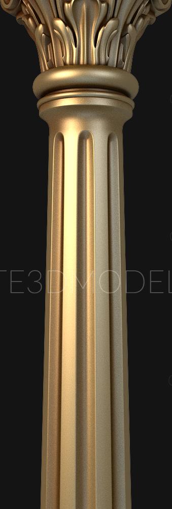 Columns (KL_0065) 3D model for CNC machine