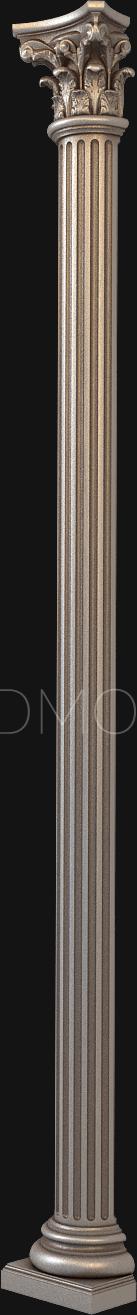 Columns (KL_0069-9) 3D model for CNC machine