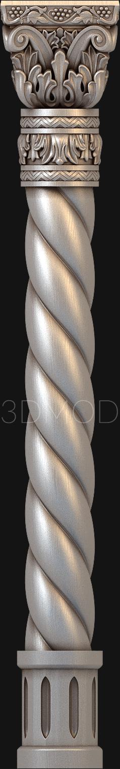 Columns (KL_0070) 3D model for CNC machine