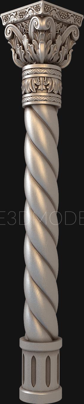 Columns (KL_0070) 3D model for CNC machine