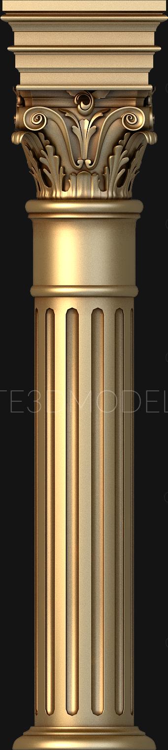 Columns (KL_0077) 3D model for CNC machine