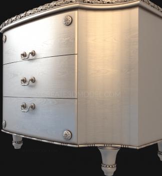 Chests of drawers (KMD_0021) 3D model for CNC machine