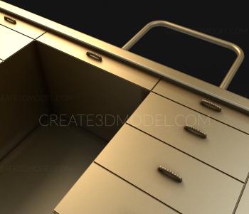 Chests of drawers (KMD_0034) 3D model for CNC machine