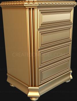 Chests of drawers (KMD_0076) 3D model for CNC machine